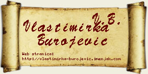 Vlastimirka Burojević vizit kartica
